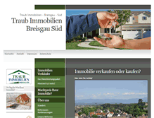 Tablet Screenshot of mtraub-immobilien.de